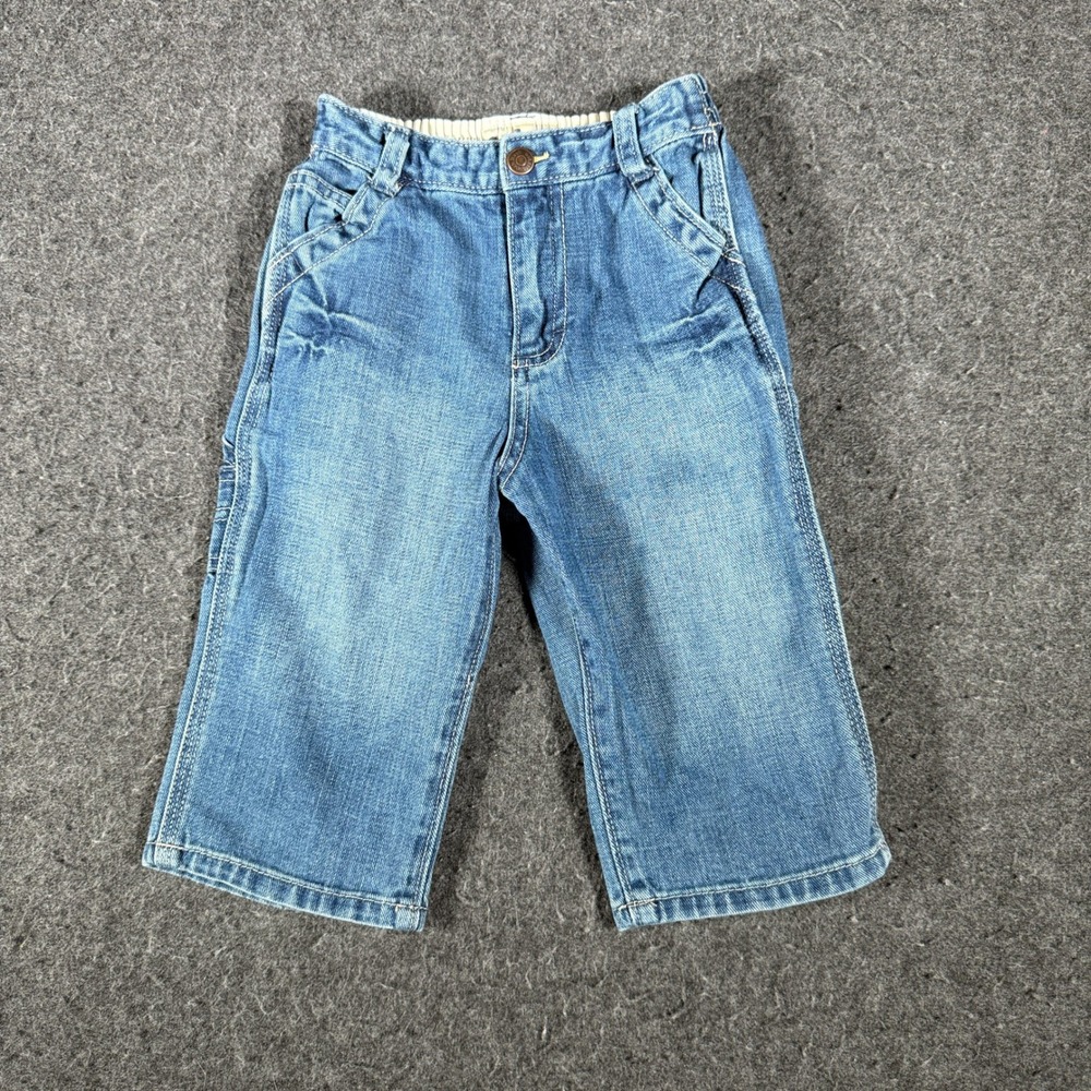 OshKosh Bgosh Kids Blue Carpenter Jeans 18 Months Medium Wash Denim Pants